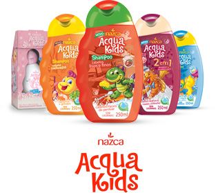 shampoo e condicionador acqua kids a parti!